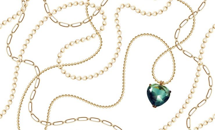 گردنبند استیل رنگ ثابت